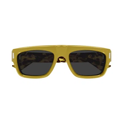 Saint Laurent 55mm Square Sunglasses In Gold