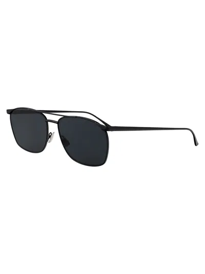 Saint Laurent L 796 Aviator Sunglasses In Black