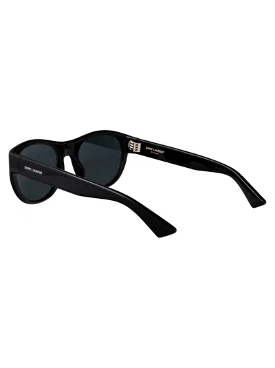 Saint Laurent Black Oval Unisex Sunglasses Sl 798 Maxime 001 54 In Black