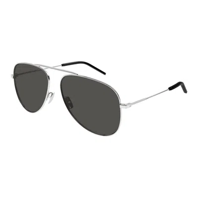 Saint Laurent Sl 800 002 In Metallic