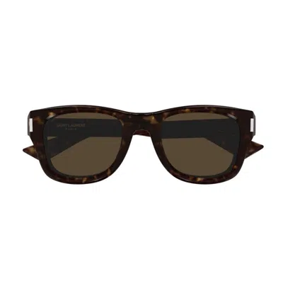 Saint Laurent Sl 801 002 In Brown