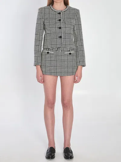 Self-portrait Houndstooth Skort