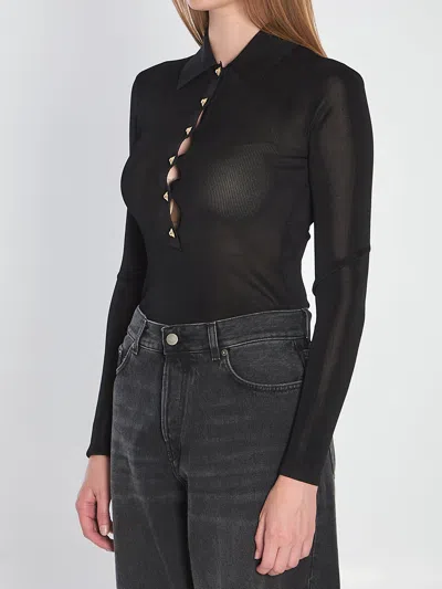 Self-portrait Knit Bodysuit