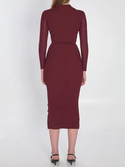 Self-portrait Midi Dress With Cut-out
