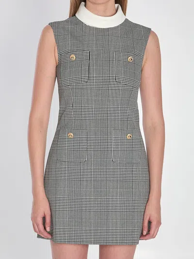 Self-portrait Prince Of Wales Mini Dress