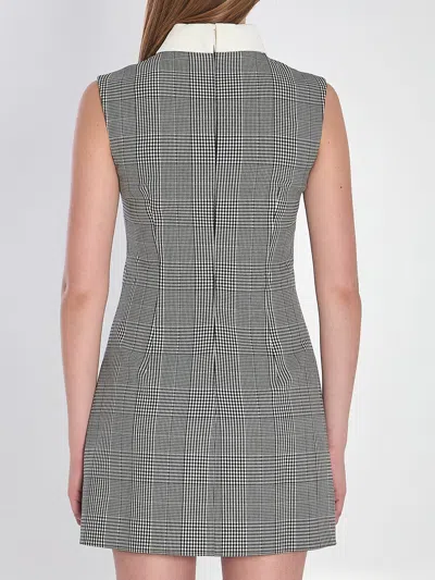 Self-portrait Prince Of Wales Mini Dress