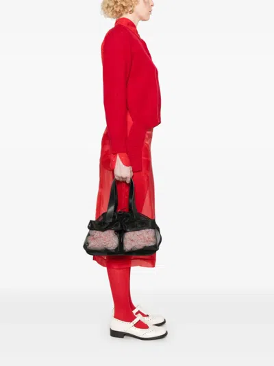 Simone Rocha Tote Carnation Pocket Mit Leder