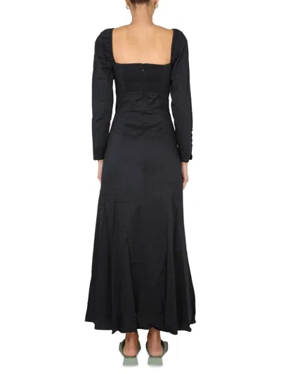 Staud Josephine Dress In Black