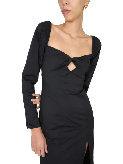 Staud Josephine Dress In Black