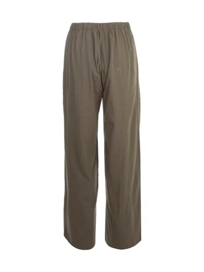 Stefano Mortari Green Wide Leg Pants