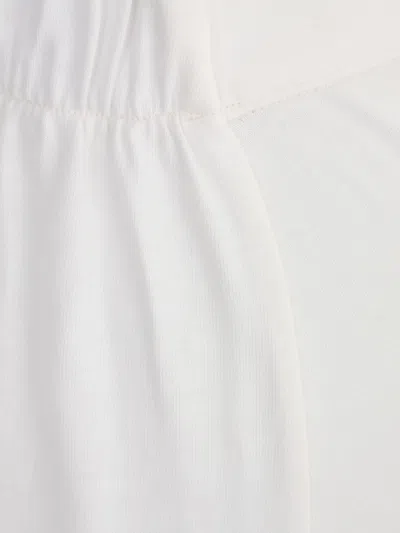 Stefano Mortari White Wide Leg Pants