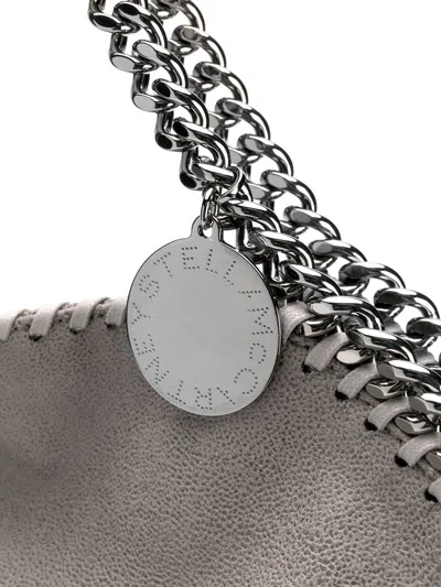 Stella Mccartney Light Grey Falabella Fold Over Tote Bag