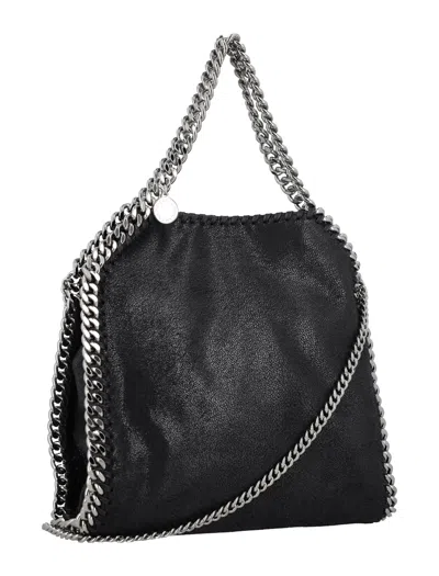 Stella Mccartney Black Shaggy Deer Mini Falabella Handbag