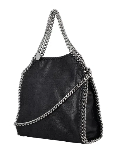 Stella Mccartney Black Shaggy Deer Mini Falabella Handbag