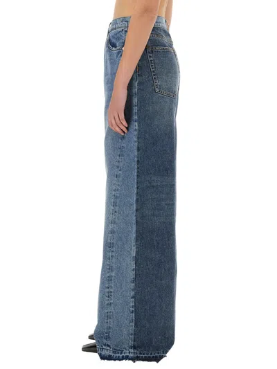 Stella Mccartney Wideleg Jeans With Contrasting Panels