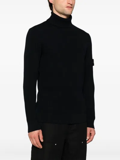 Stone Island 5100045 Light Rws Geelong Wool In Black