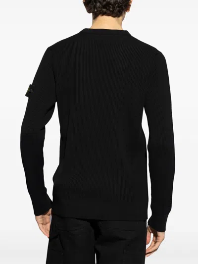 Stone Island 5100045 Light Rws Geelong Wool In Black