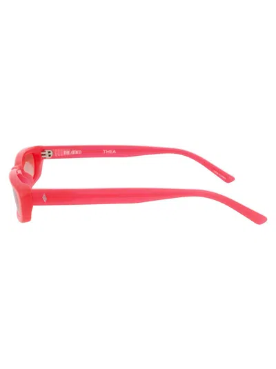 Attico The  Neonpink/silver/orangegrad Acetate Sunglasses