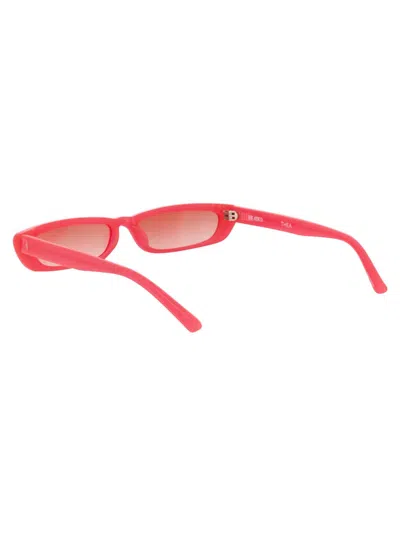 Attico The  Neonpink/silver/orangegrad Acetate Sunglasses