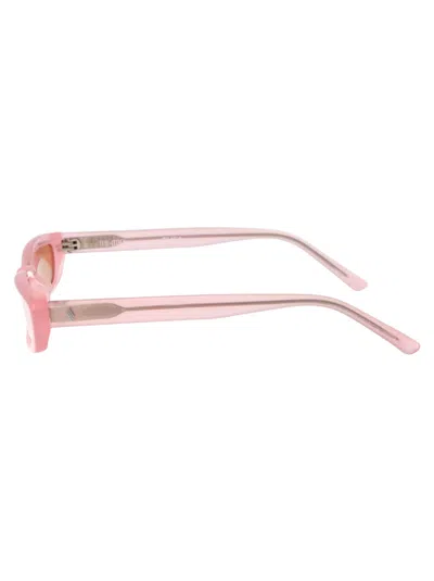 Attico The  Pink/silver/pink Acetate Sunglasses