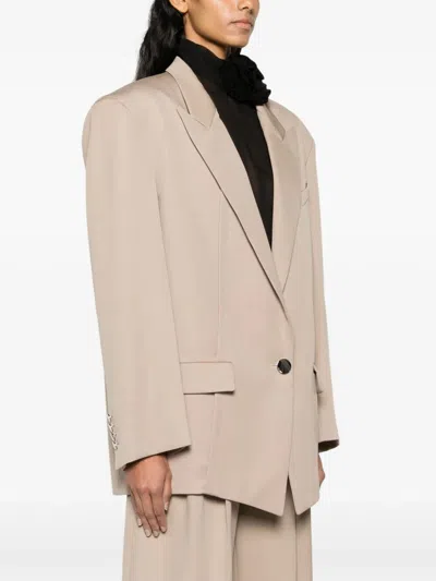 Attico Women's Glen Oversized Blazer In Neutral
