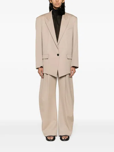 Attico Women's Glen Oversized Blazer In Neutral