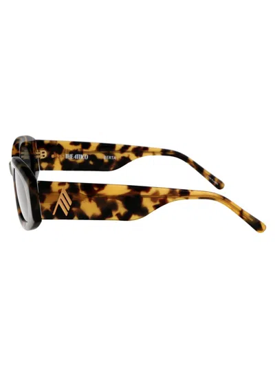 Attico The  T-shell/gold/blue Acetate Sunglasses