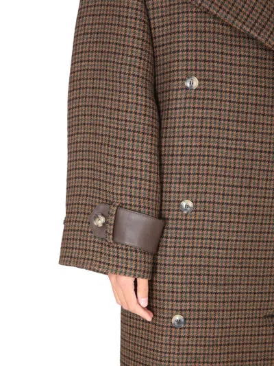 The Mannei Shamali Oversize Coat In Brown