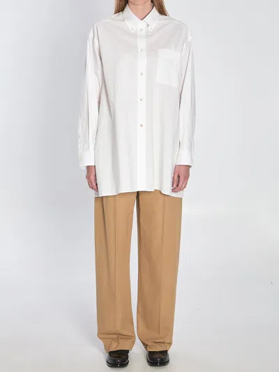 The Row Oversized White Victoria Shirt