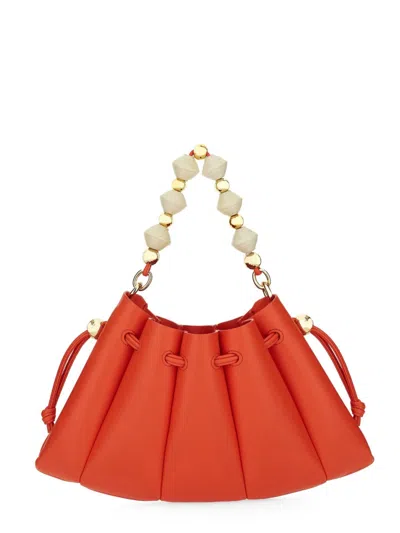 Themoirè Dafne Beaded Vegan Fabric Top-handle Bag