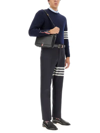 Thom Browne Classic Pants With Martingale In Black