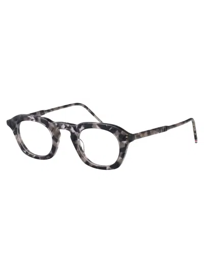 Thom Browne Grey Tortoise Acetate Glasses