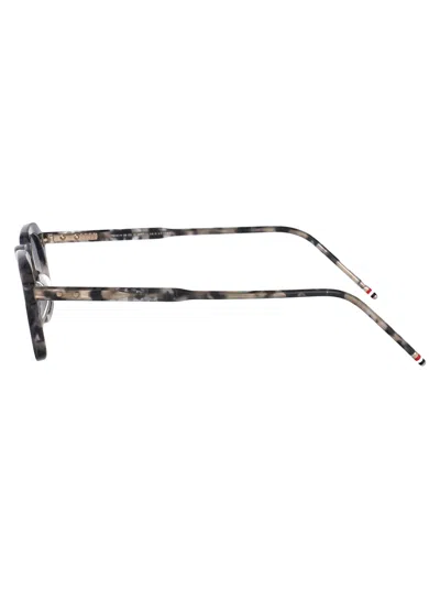 Thom Browne Grey Tortoise Acetate Glasses