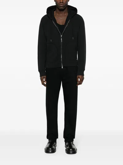 Tom Ford Slim-fit Cotton-blend Jersey Zip-up Hoodie