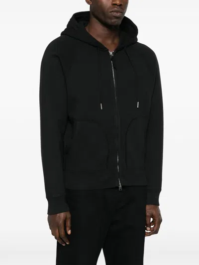 Tom Ford Slim-fit Cotton-blend Jersey Zip-up Hoodie