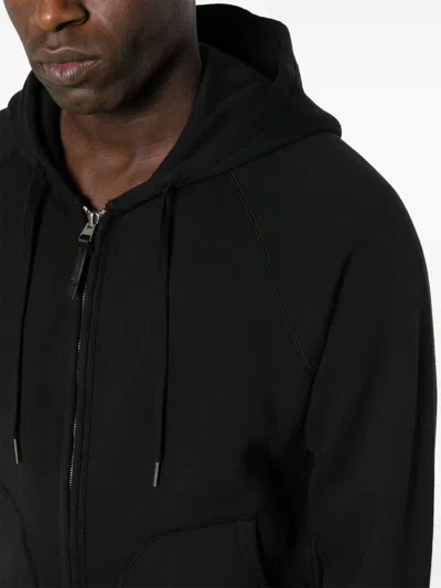 Tom Ford Slim-fit Cotton-blend Jersey Zip-up Hoodie