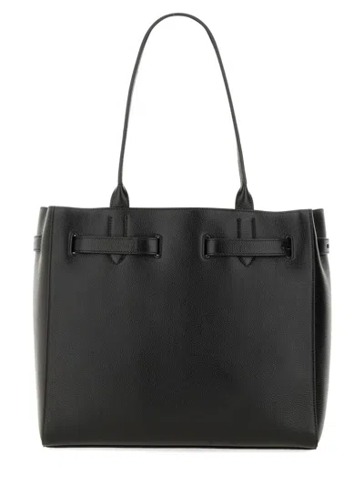 Tom Ford Black Audrey Medium Leather Tote Bag