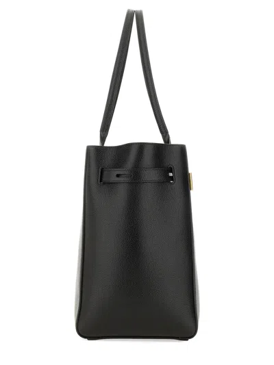 Tom Ford Black Audrey Medium Leather Tote Bag