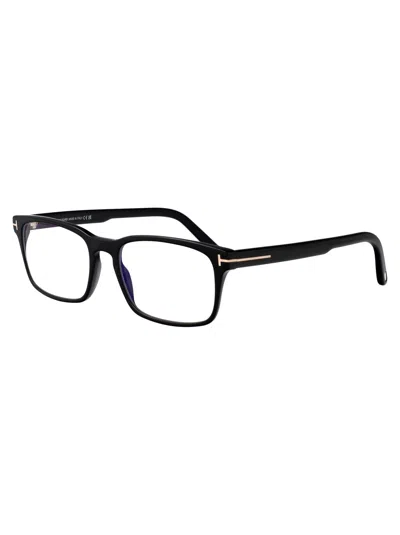 Tom Ford Nero Lucido Acetate Glasses In Black