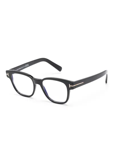 Tom Ford Nero Lucido Acetate Glasses In Black