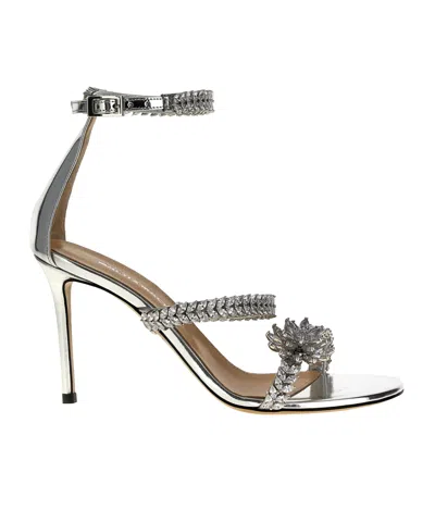 Machmach Mach  Mach Embellished Ankle Strap Sandals
