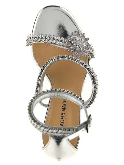 Machmach Mach  Mach Embellished Ankle Strap Sandals