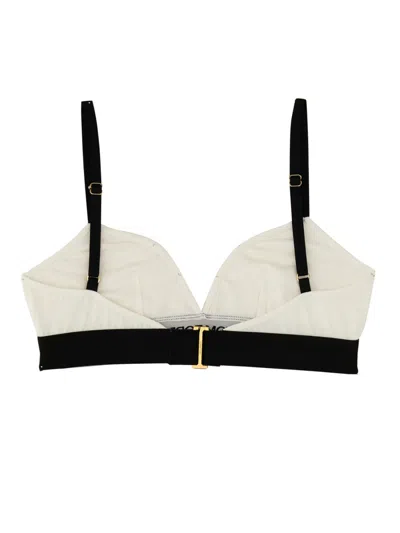 Tom Ford Top Con Banda Logata In White