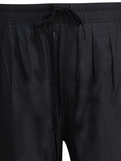 Tom Ford Elastic Waistband Pleated Front Cuffed Hem