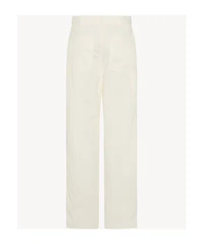 The Row Sharka Pant In Cotton And Cashmere In White