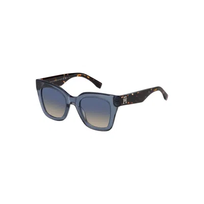 Tommy Hilfiger Square-frame Sunglasses In Blue