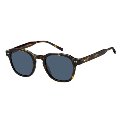 Tommy Hilfiger Modern Prep Oval Sunglasses In Black