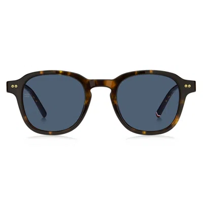 Tommy Hilfiger Modern Prep Oval Sunglasses In Black