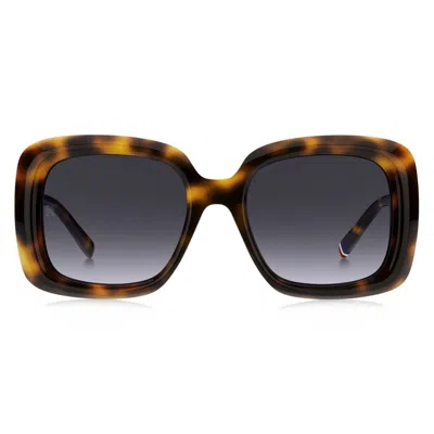 Tommy Hilfiger Tortoiseshell Square-frame Sunglasses In Brown