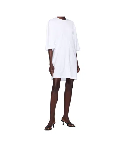 Totême Off-white Relaxed Tee Minidress In White